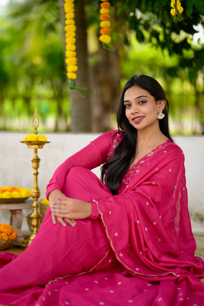 Pink Alia Suit Set