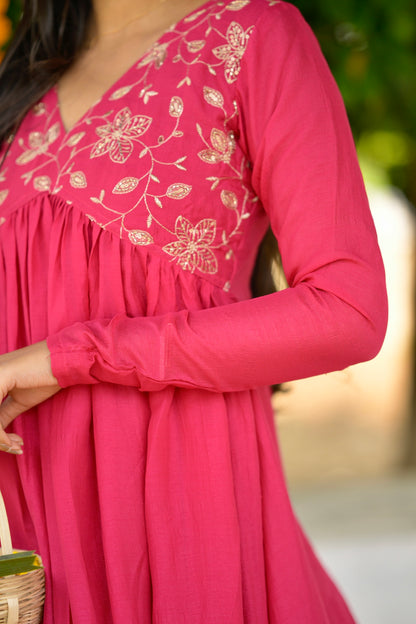 Pink Alia Suit Set