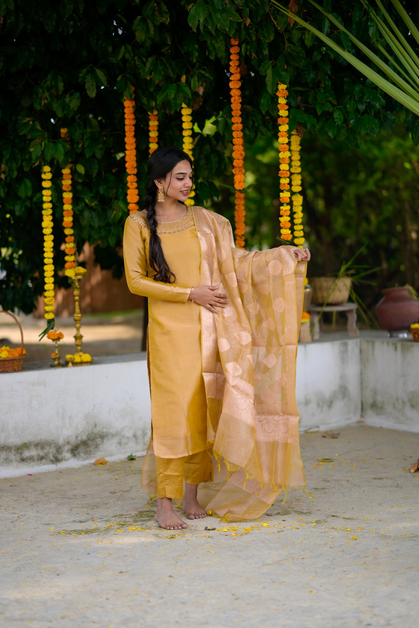 Silk Organza Salwar Suit