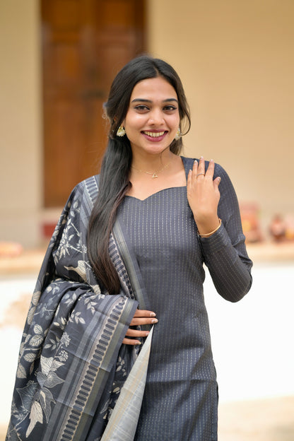Black Stripes Salwar Suit
