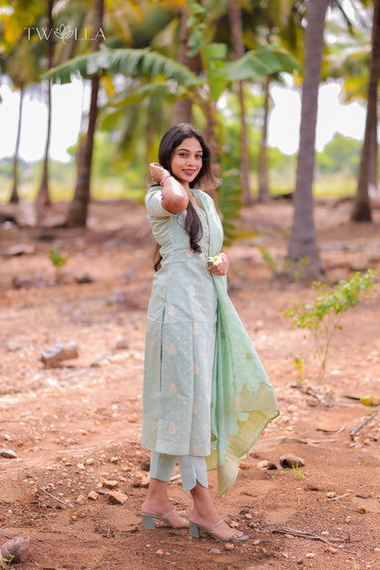 Chanderi Salwar Suit