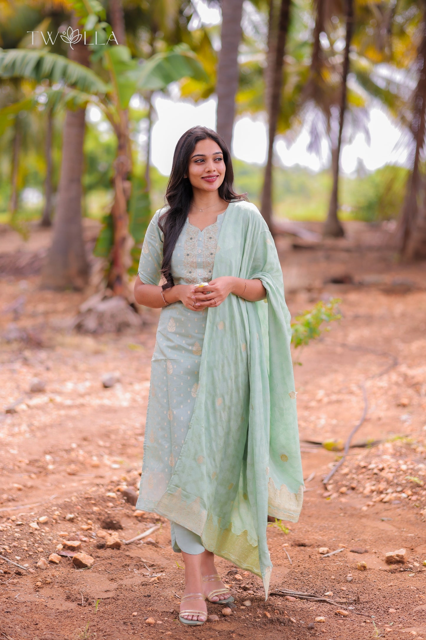 Chanderi Salwar Suit