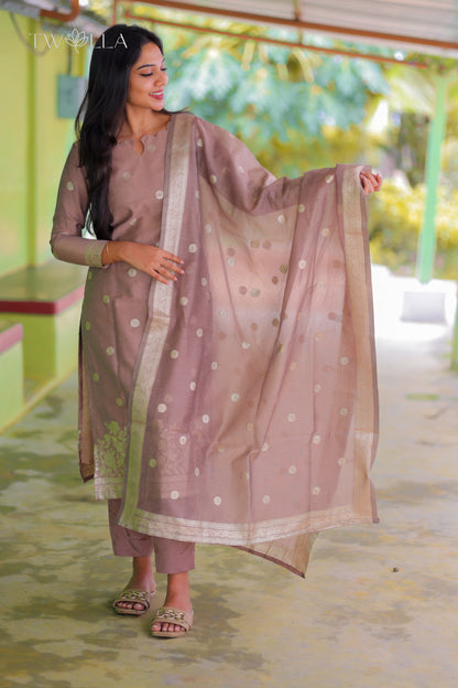 Chanderi Salwar Suit