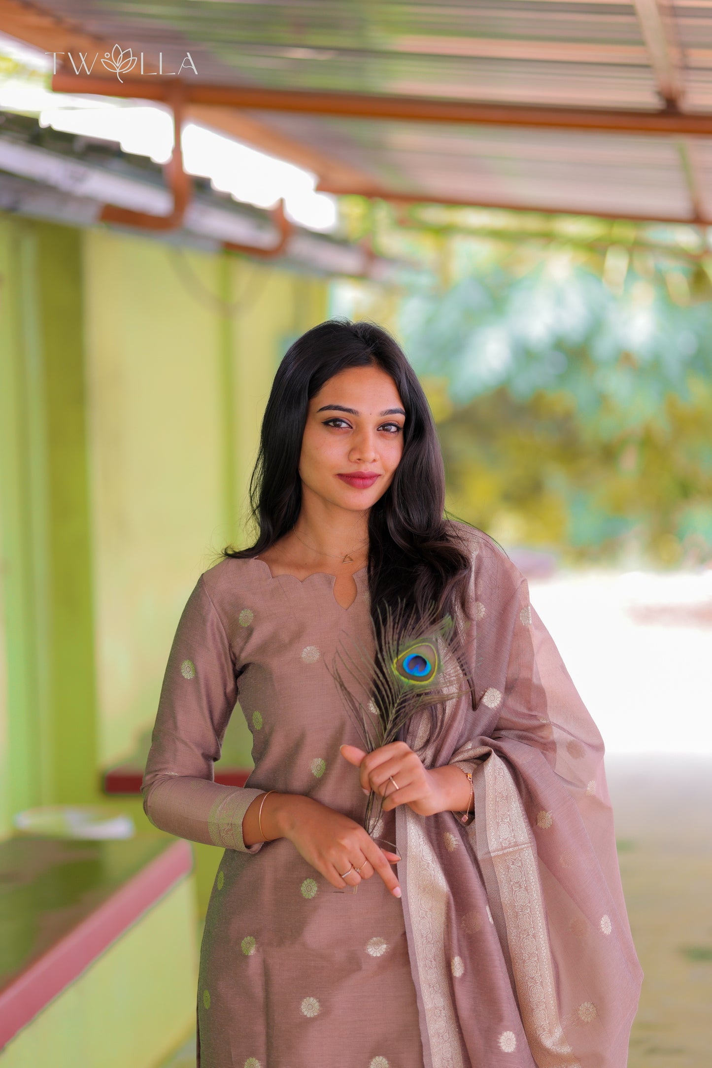 Chanderi Salwar Suit