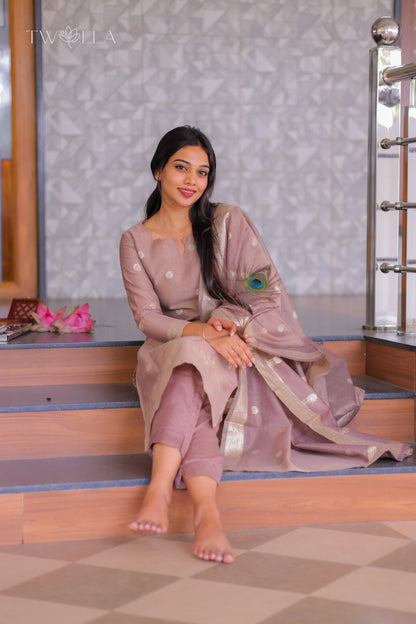 Chanderi Salwar Suit