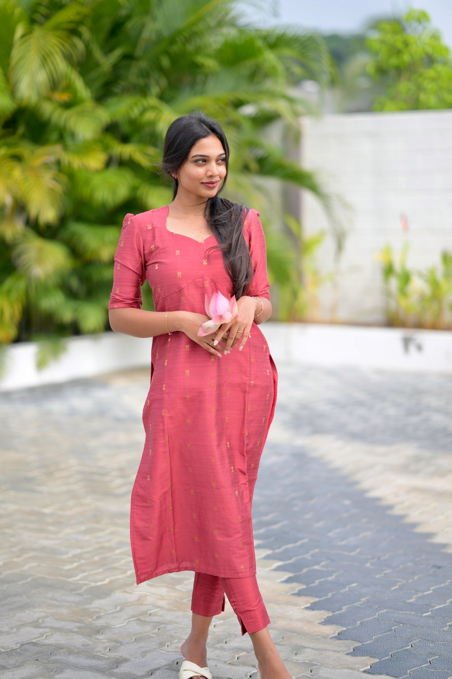 Raw Silk Kurta Set