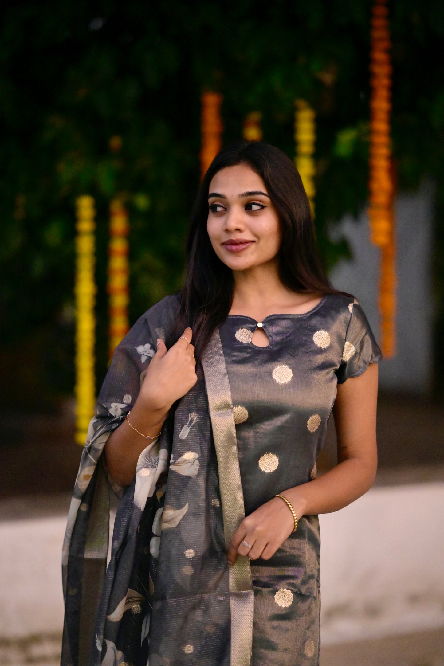 Tissue Brocade Salwar Suit