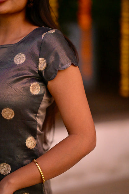 Tissue Brocade Salwar Suit