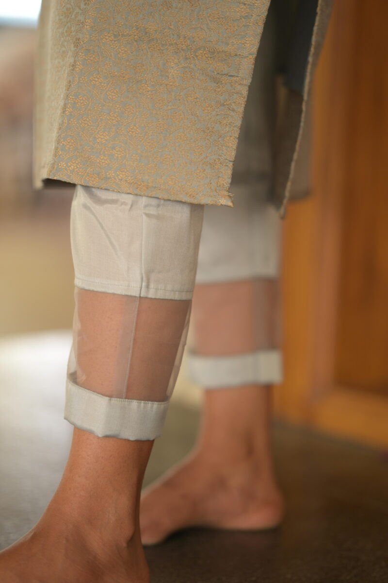 Grey Banaras suit set - Image 8