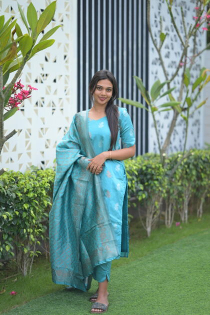 Grand Soft Silk Suit Set