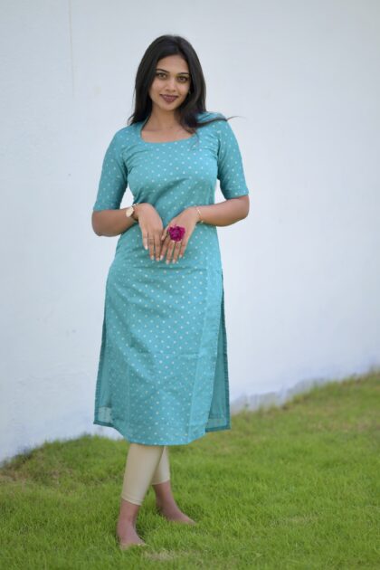Turquoise Kurta
