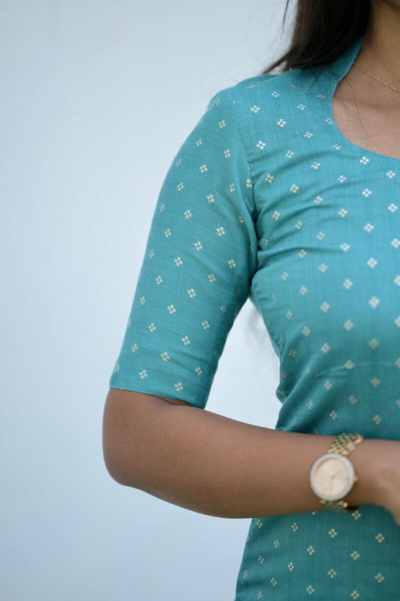 Turquoise Kurta - Image 3