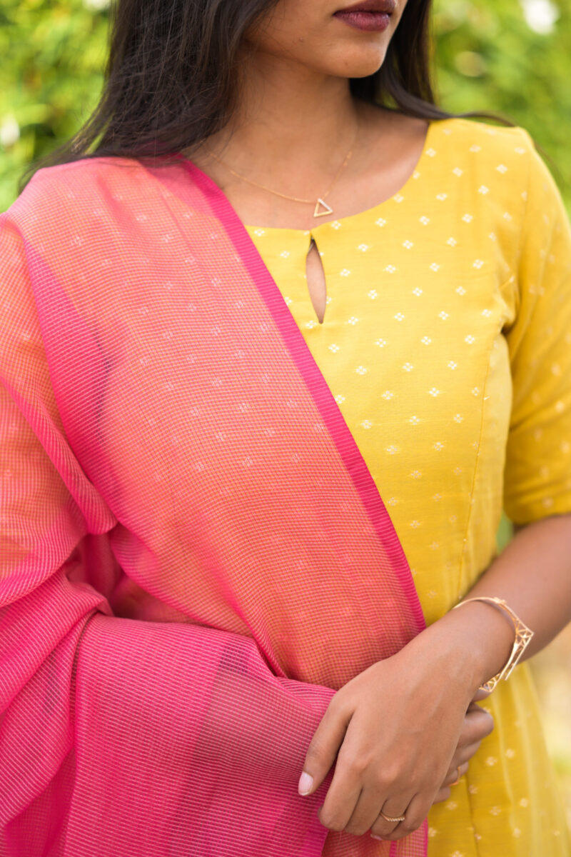 Yellow Aline suit set - Image 2
